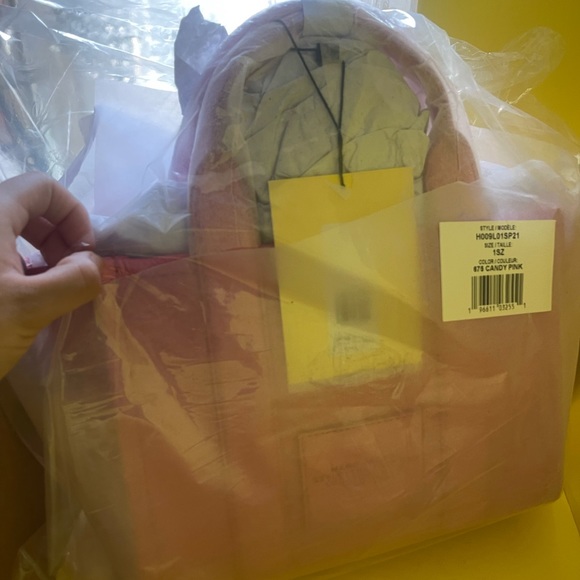 MARC JACOBS The Leather MINI Tote Bag CANDY PINK - Picture 4 of 12